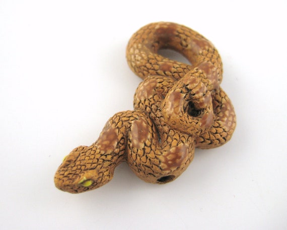 19pcs Wholesale Snake Beads Rattle Snake Charm Snake