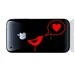 Bird Speaks Love Heart Word Bubble Smartphone IPhone Droid Sticker Decal