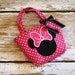 Minnie Mouse Toddler Tote - Hot Pink and Black - Can Be Personalized