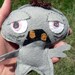 RESERVED for Hirai - Little Agonized Zombie OOAK Feltie