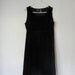 Vintage Black Velvet Dress, Sleeveless, Size Large, Goth, Minimalist, 90's, Tumblr, Adjustable Waist