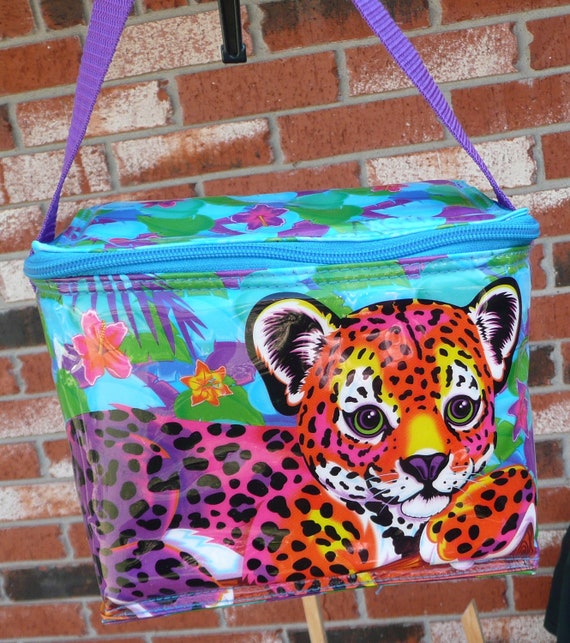 Vintage Lisa Frank Lunch Bag/Purse with Rainbow by CreaturesToil