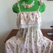 SALE 25% off Vintage Floral Layered Ruffle Prairie Gunne Sax Dress Size Medium