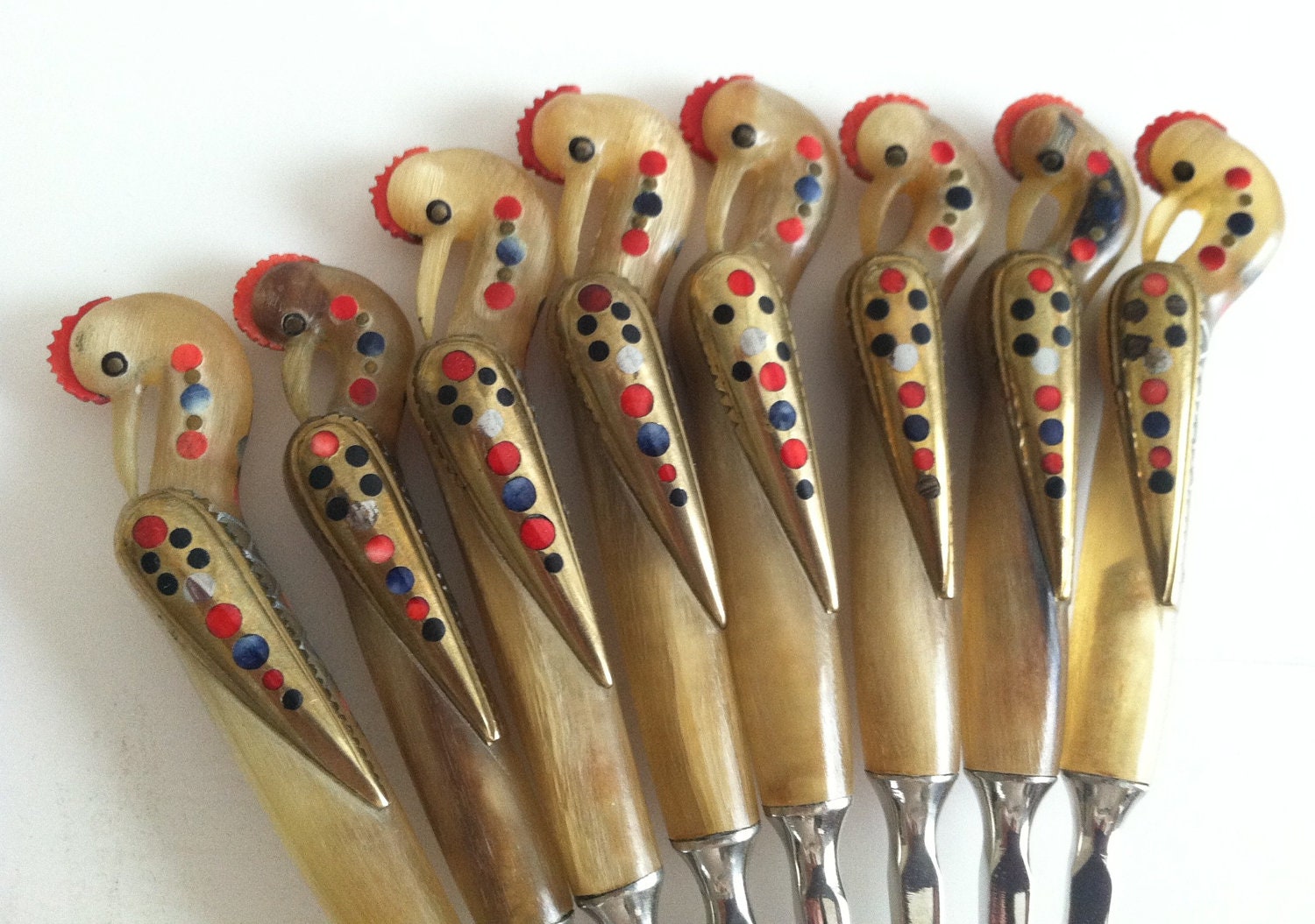 ON HOLD Haddad Lebanon Jezzine ware 47 Pieces Service for 8