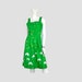 Sundress by Caroll Reed Kelly Green with Daisies Vintage 1980s Size 14