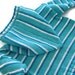 Childs hooded sweater, striped handknit hoodie, cotton DK yarn, unisex sweater, baby, blue