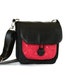 Cross Body Bag in Red & Black