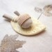Hand sculpted acorn with a unique leaf bowl