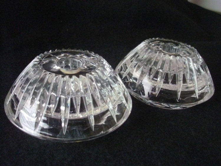 Candle Holders 845 Princess House Lead Crystal by wasminenowyours