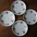 Princess House Hammersley Bone China Saucer Set of 4
