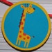 Safari Friends "I am 1" Birthday Banner ... Jungle1st Birthday ... Monkey Giraffe Zebra ... yellow green red blue purple READY TO SHIP