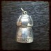 Vintage Large French Silver Champagne cork pendant - Paul Roger Jewelry pendant from France