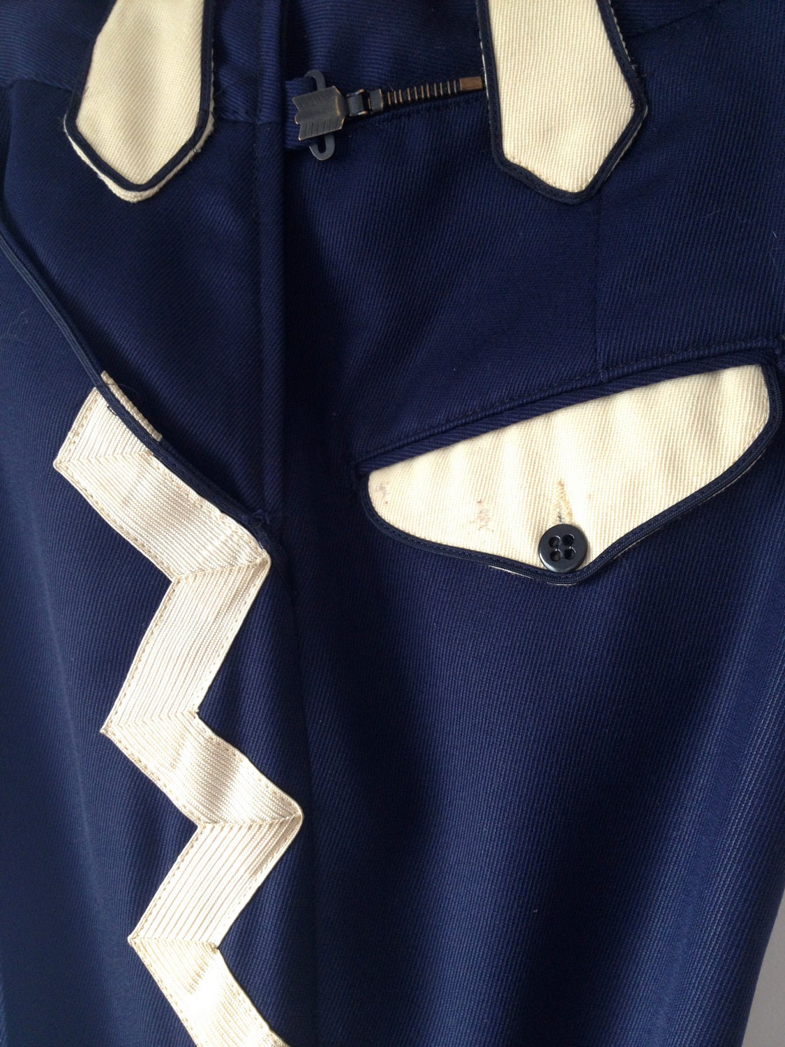 vintage marching band trousers