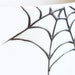 Hand Painted Ceramic Mug Tea Cup With Spider and spider webs Minimalist modern white coffee cup Decorative Ceramic Art