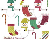 25% OFF SALE Christmas Clip Art - Personal or Commercial Use - Deck The Halls Set 3 Il_170x135