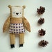 Luc - Little Owl, soft art toy by Wassupbrothers