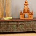 Green Antique Trunk Table