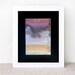 original abstract watercolor painting - gallery fine art - modern contemporary interior design - ooak home wall decor - purple grey orange