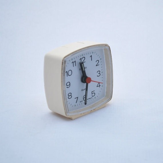 Vintage Alarm Clock Mini Kundo West Germany Battery Operated