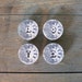 Antique Clock Face Trinket Box Set of Four - Love