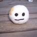 Needle Felted Soft Sculpture Snowball Crabby Angry Snowball Peed On Snowball Yellow Snow Bob the Snowball - OOAK - Ready to Ship
