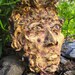 Holly King Garden Sculpture Mask Indoor Outdoor Decor