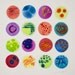 Petri Dishes 1 - original watercolor collage