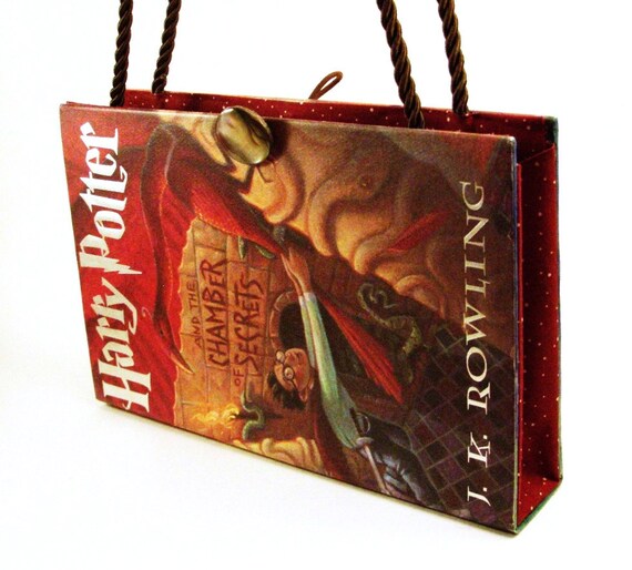 Book Purse made from Harry Potter Chamber of
