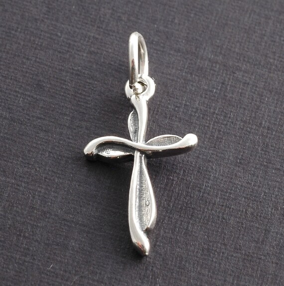 etsy Charm 11.5mm 20mm x a   Add charm Medium  Cross cross