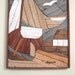 RESERVED: Mid-Century Danish Modern Wall Art - Large Lath Art Wall Hanging - Dutch - Reclaimed Wood