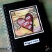 Lined Journal: Winged Heart Medium Lined Journal, Mixed Media art journal, blank journal, wirebound journal, Inspirational Art, 8.5x5.5
