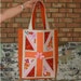 Orange Union Jack Bag