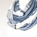 Infinity Scarf Versatile Cowl Loop Blue Jean Denim Gray neutral modern urban minimalist gifts for men