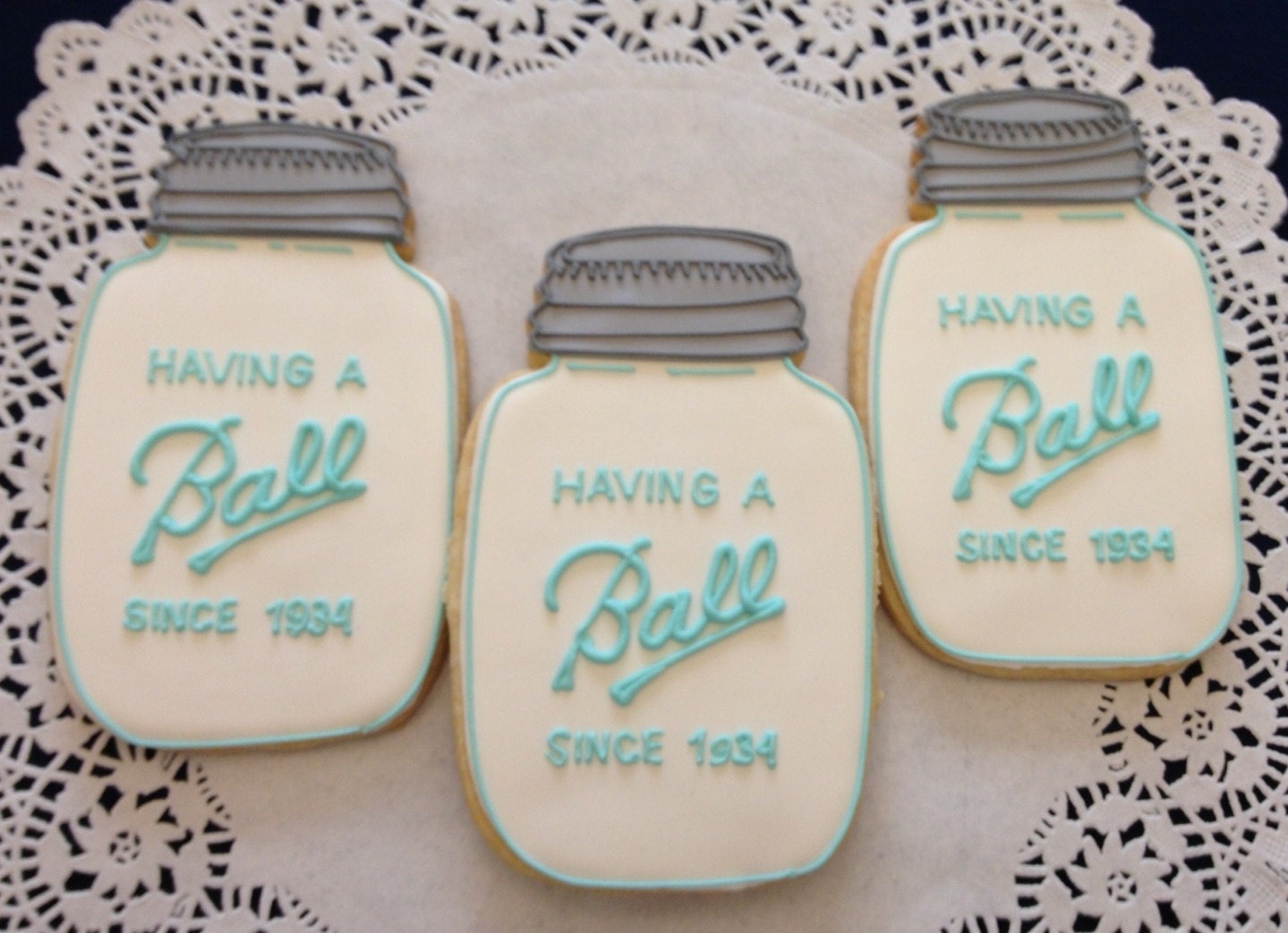 Ball Mason Jar Cookies