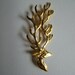 YSL Yves Saint Laurent Rive Gauche Deer Brooch