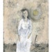 original painting figurative ANNA woman paper