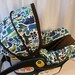 LAST ONE - Zoo with brown minky boy Infant car seat cover- Custom Order