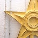 Buttercup Yellow Star Wall Hook - Bright Cast Iron - Distressed Shabby - Rustic - Metal Wall Decor - Pottery Barn - Baby Nursery