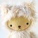 LAST ONE Kawaii Teddy Bear Plushie Tawny Shag Faux Fur Large LARS
