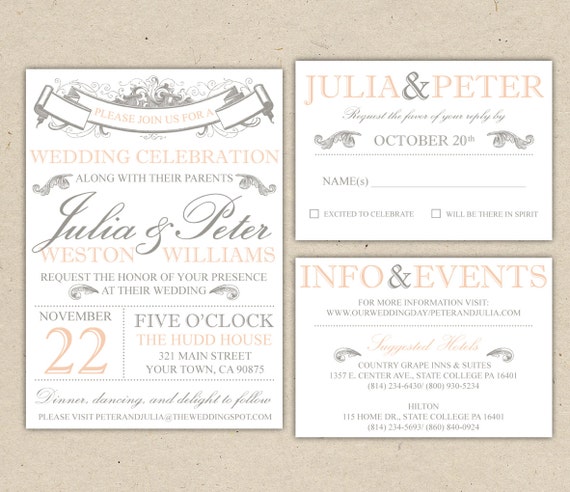 Wedding Invitation Samples Free Templates 10