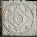 Genuine Antique Ceiling Tile -- 12" x 12" -- Cream Colored Paint with Pretty and Intricate Design