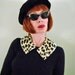 Leopard Collar // REAL Leopard Fur // No Shipping Charges