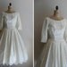 Vintage 1950s Lace Wedding Dress
