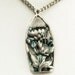 Spoon Pendant Art Nouveau Lotus Flower Pattern Water Lily Pendant (P018)