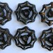 Big Sale -20% Off items-Use Coupon Code-SuperSavingsSet of 6 Black Super Patina Vintage Water Faucet Handles