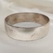 Large Silver Colored Vintage Metal Bangle Bracelet