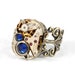 Steampunk Ring Steam Punk Ring Steampunk Vintage Watch Ring Dark Blue Steam Punk Watch Ring Steampunk Jewelry By Victorian Curiosities
