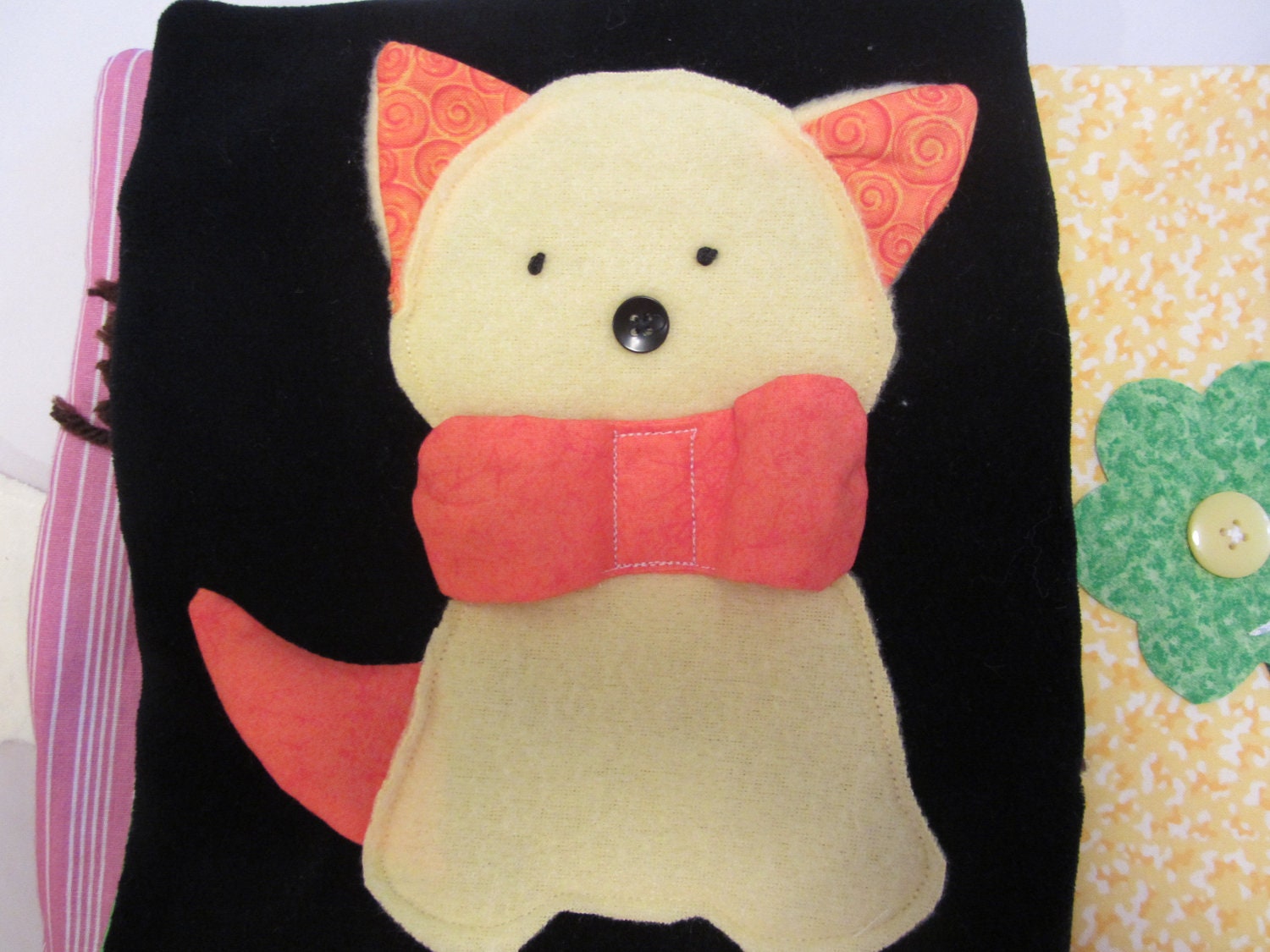 Child's Learning Fabric Book by djen3564 on Etsy