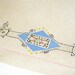Vintage Embroidered and Appliqued Linen Towel 27" by 18"