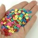 Bright African Vinyl Record Disc Beads / Loose Neon Rainbow Mixed Beads / 6x.5mm / Designer Spring Bright Tribal Jewelry Supplies